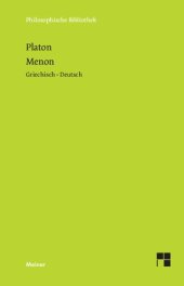 book Menon (Griechisch-Deutsch)