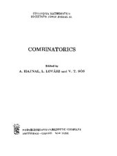 book Combinatorics: proceedings of the Seventh Hungarian Colloquium on Combinatorics from July 5 to July 10, 1987 in Eger