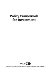 book Policy Framework for Investment