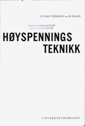 book Høyspenningsteknikk