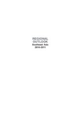 book Regional outlook : Southeast Asia, 2010-2011