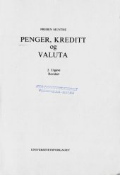 book Penger, kreditt og valuta