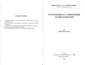 book Wittgenstein et la philosophie austro-allemande