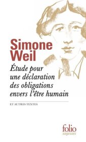 book Étude Pour une Déclaration des Obligations Envers l'Être Humain