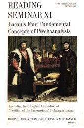 book Reading Seminar XI: Lacan's Four Fundamental Concepts of Psychoanalysis