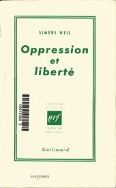 book Oppression et Liberté