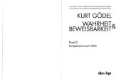 book Kurt Gödel: Wahrheit und Beweisbarkeit