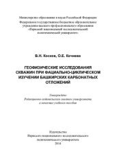 book Геофизические исследования скважин при фациально-циклическом изучении башкирских карбонатных отложений: учебное пособие