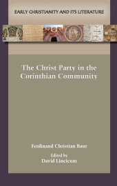 book The Christ-Party in the Corinthian Community