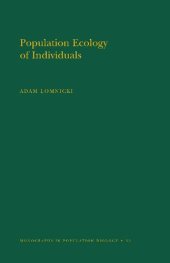 book Population Ecology of Individuals. (MPB-25), Volume 25