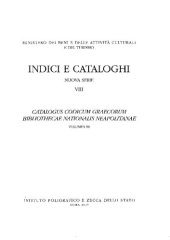 book Catalogus codicum Graecorum Bibliothecae nationalis Neapolitanae, 3