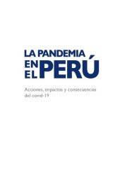 book La pandemia en el Perú. Acciones, impactos y consecuencias del covid-19