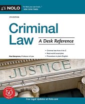 book Criminal Law: A Desk Reference