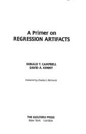 book A Primer on Regression Artifacts