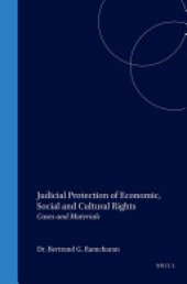 book Judicial Protection of Economic, Social and Cultural Rights: Cases and Materials