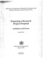 book Preparing a Research Project Proposal