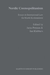 book Nordic Cosmopolitanism: Essays in International Law for Martti Koskenniemi