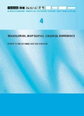 book Translation, Biopolitics, Colonial Difference