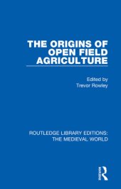 book The Origins of Open Field Agriculture