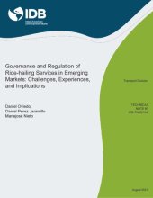 book Governance and regulation of ride-hailing services in emerging markets: challenges, experiences and implications