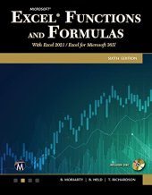 book Microsoft Excel Functions and Formulas: With Excel 2021 / Microsoft 365