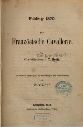 book Die französische Cavallerie [Kavallerie]