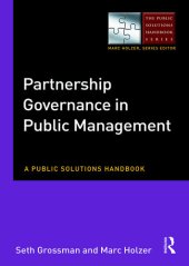 book Partnership Governance in Public Management: A Public Solutions Handbook