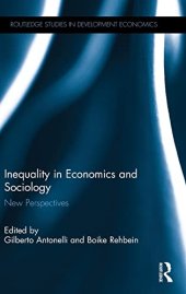 book Inequality in Economics and Sociology: New Perspectives