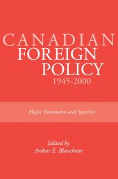 book Canadian Foreign Policy: 1945-2000; Major Documents and Speeches