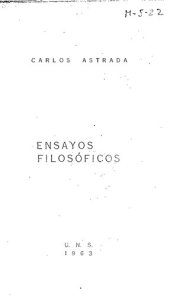 book Ensayos filosóficos