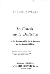 book La génesis de la dialéctica