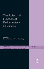 book The Roles and Function of Parliamentary Questions