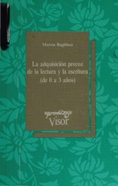 book La adquisición precoz de la lectura y la escritura (de 0 a 3 años)