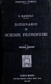 book Dizionario di scienze filosofiche