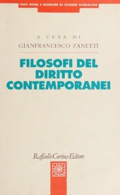 book Filosofi del diritto contemporanei