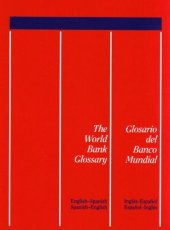 book The World Bank Glossary/Glosario Del Banco Mundial