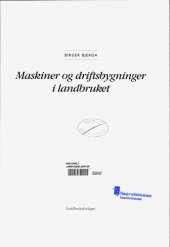 book Maskiner og driftsbygninger i landbruket