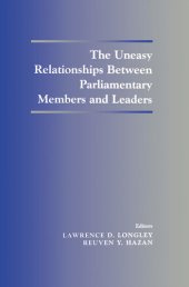 book Special Issue on the Uneasy Relationships Between Parliamentary Members and Leaders