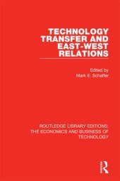 book Technology Transfer and East-West Relations