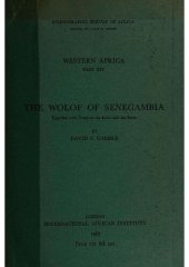 book The Wolof of Senegambia: Western Africa Part XIV