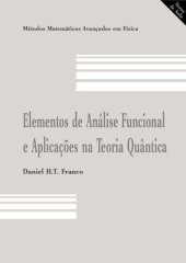 book Elementos de análise funcional & aplicações na teoria quântica