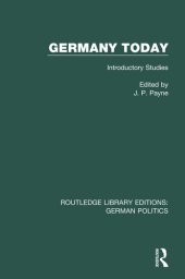 book Germany Today: Introductory Studies