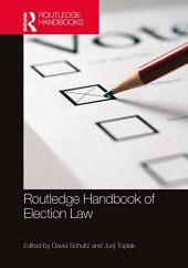 book Routledge Handbook of Election Law