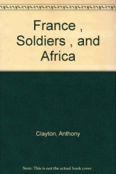 book France, Soldiers, and Africa