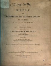 book Reise der österreichischen Fregatte Novara um die Erde, in den Jahren 1857, 1858, 1859 unter den Befehlen des Commodore B. von Wüllerstorf-Urbair / Anthropologischer Teil