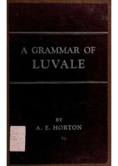 book A grammar of Luvale