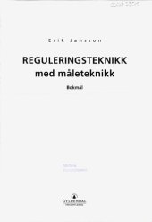 book Reguleringsteknikk med måleteknikk