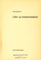 book Løfte -og transportmaskiner