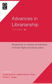 book Perspectives on Libraries As Institutions of Human Rights and Social Justice