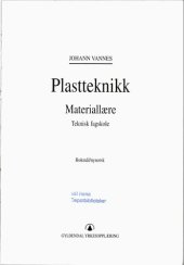 book Plastteknikk : materiallære